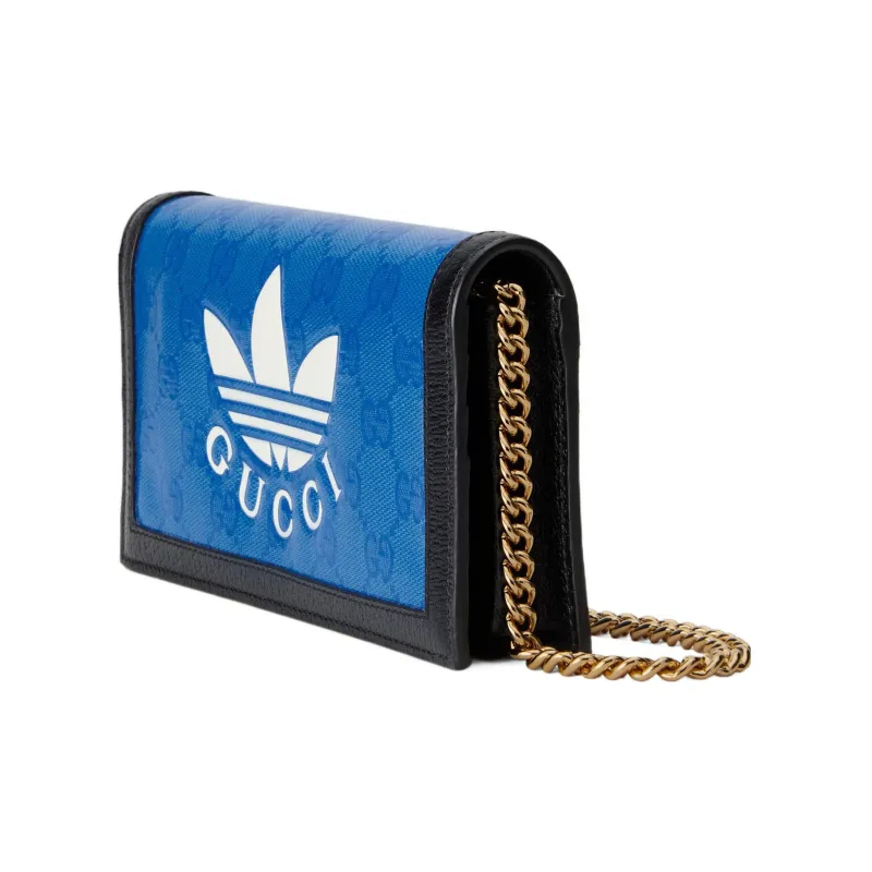 GUCCI Horsebit 1955 Logo Canvas Phone Bag-2