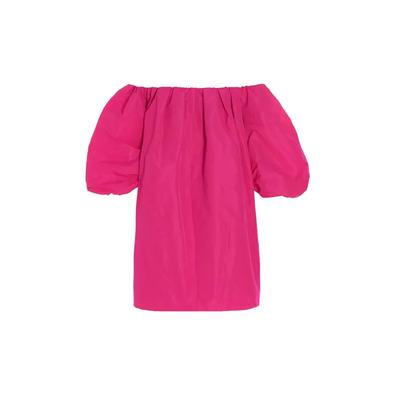 PINKO SS23 Short-Sleeved Dresses Women's Fuchsia-1