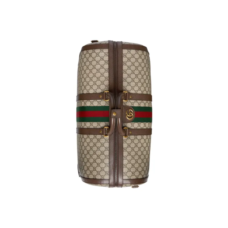 GUCCI Canvas With Leather Handbag, Shoulder Bag, Crossbody Bag, Travel Bag Men's-5