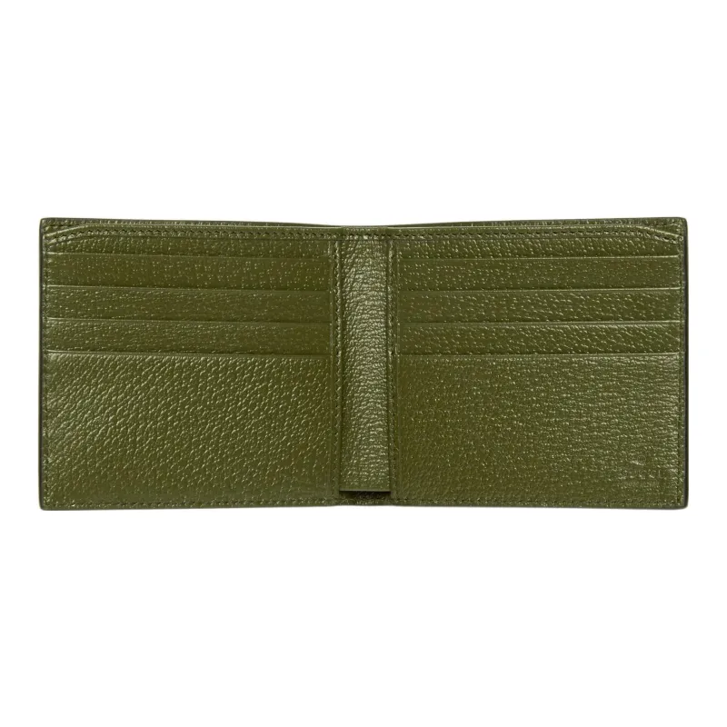 GUCCI GG Marmont Leather Wallet Men's Forest Green-4