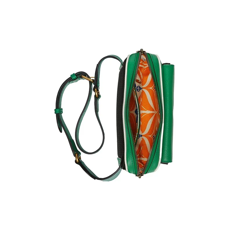 GUCCI Adidas Collaboration Leather Belt Bag, One Shoulder, Crossbody, Fanny Pack Men's Green/White-6