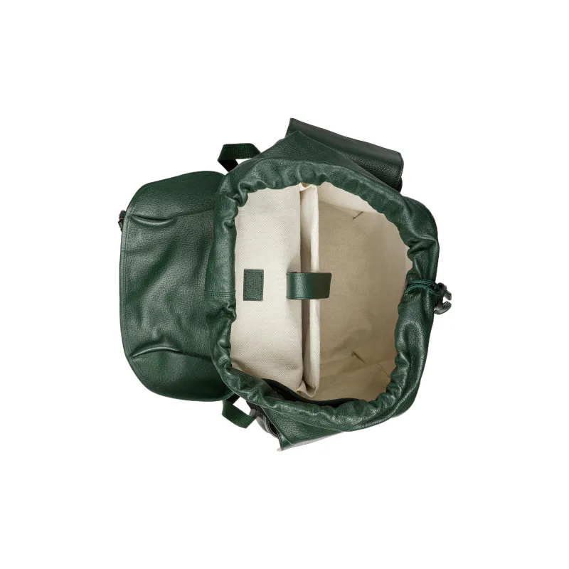 GUCCI Ophidia Leather Backpack Medium Size Men's Green-5