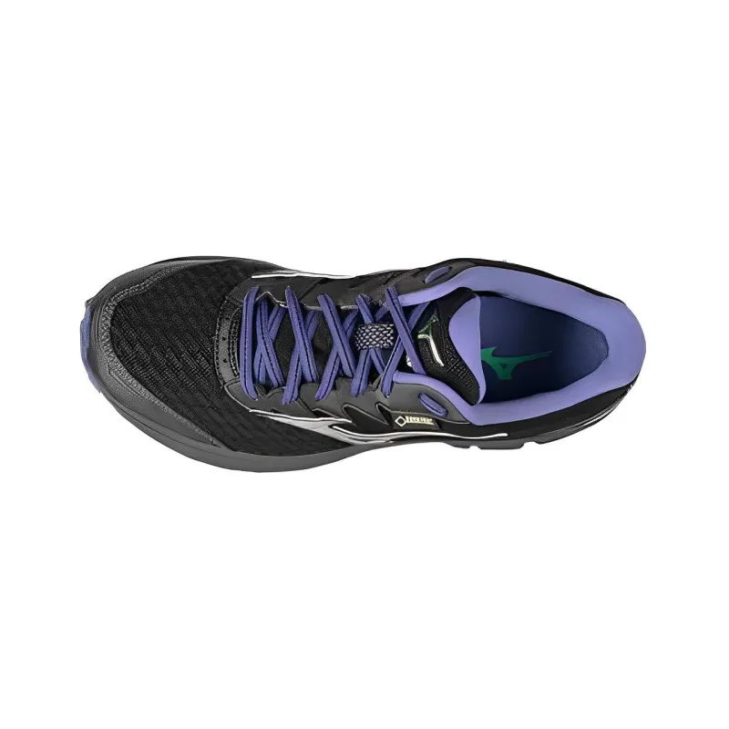Mizuno Cushioning Anti-Slip And Wear-Resistant Low-Top Running Shoes Women's Black Gray Purple-2