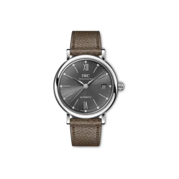 IWC Portofino Automatic Mechanical Movement Women's Watch 37mm Gray Dial Stainless Steel Watch Case