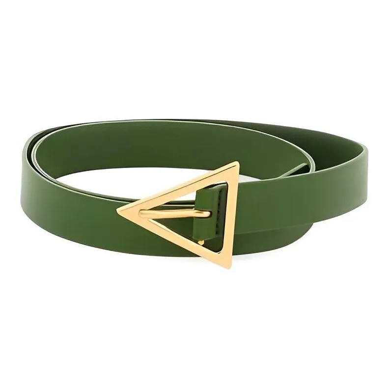 Bottega Veneta Signature Triangular Buckle Belt-2