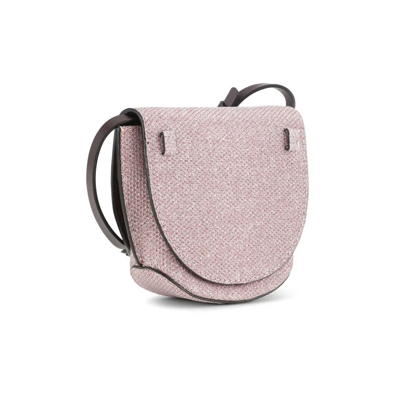 GANNI Banner Saddle Bag, Crossbody Bag, Shoulder Bag Women's Light Lilac-1