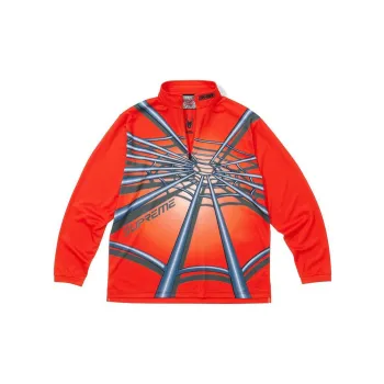 Supreme Spyder Web Half Zip Pullover