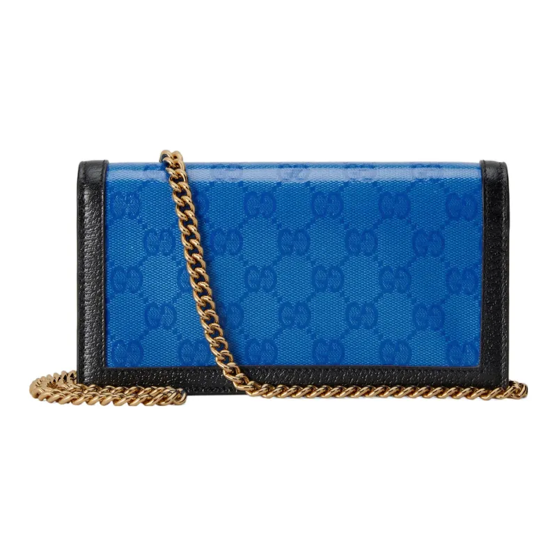 GUCCI Horsebit 1955 Logo Canvas Phone Bag-1