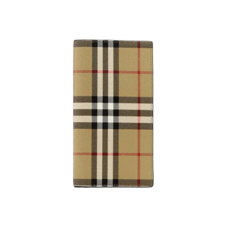 Burberry Vintage Check Continental Wallet Beige-0