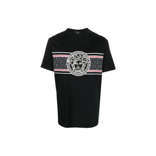 VERSACE Medusa Printed Crewneck T Shirt