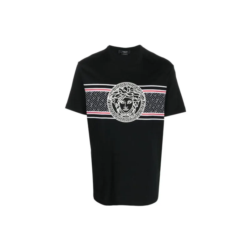 VERSACE Medusa Printed Crewneck T-Shirt-0