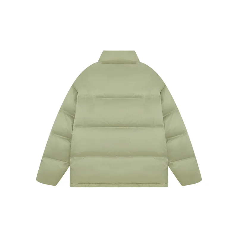 CONKLAB Solid Color Stand Collar Without Hood Loose Fit Down Jacket Unisex-4