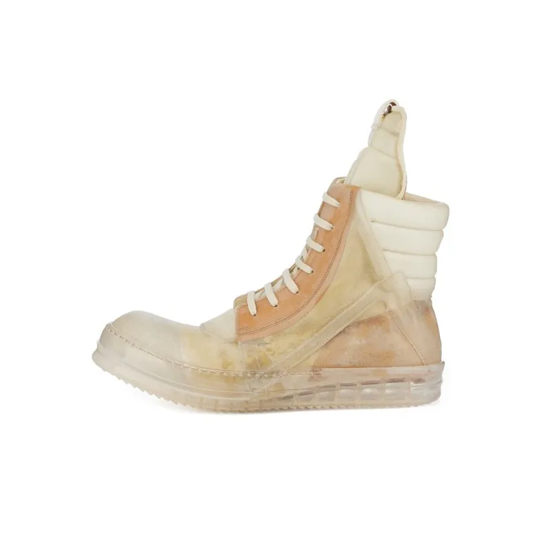 RICK OWENS Cargo Basket Lace-up Boots - POIZON