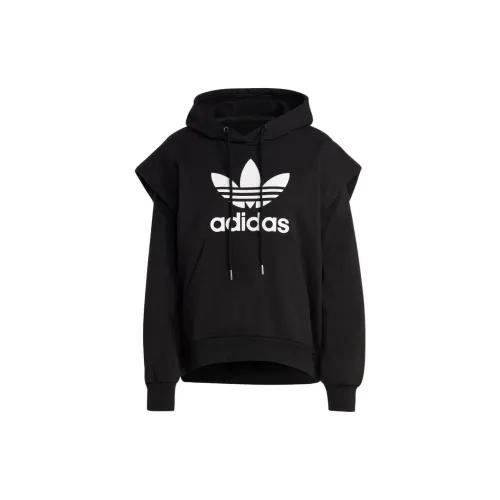 adidas originals Women's Trefoil Parka Hoodie Black