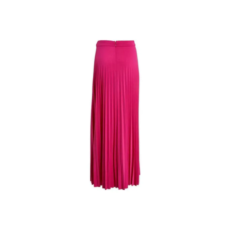 Vetements Casual Long Skirts Women's Red-1