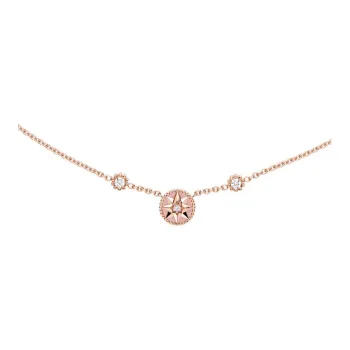 DIOR 18K Rose Gold Necklaces Women's Rose Gold