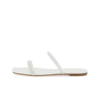GIANVITO ROSSI Cannes Leather Slip-on Sandals