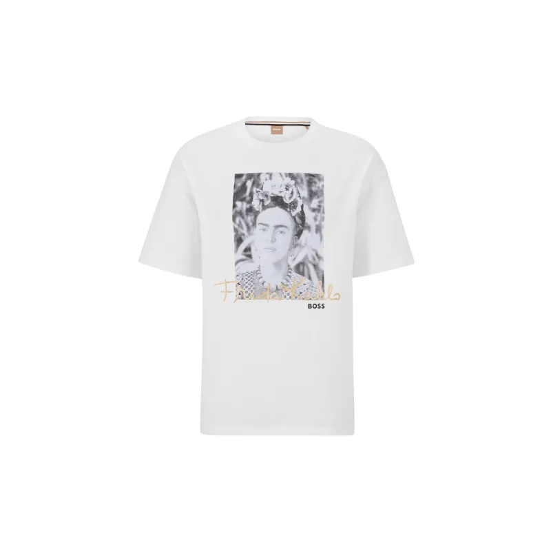 HUGO BOSS HUGO BOSS X Frida Kahlo SS23 T Shirt Unisex White-0