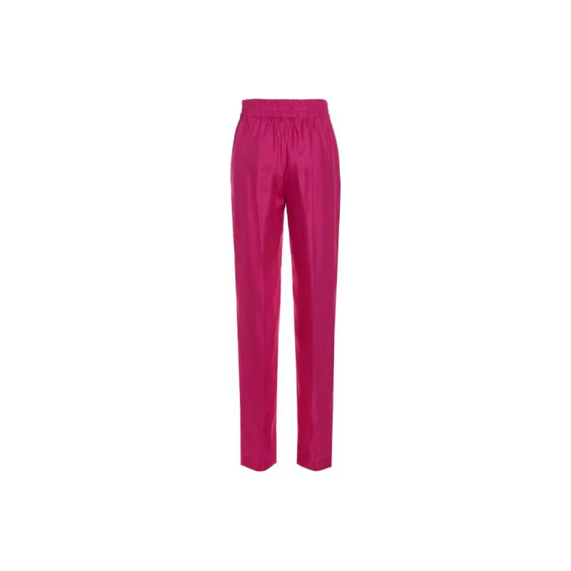 RED VALENTINO REDValentino Pleated Straight Leg Trousers-1