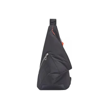 LOEWE Anton Sling Nylon Cow Leather Patchwork Shoulder Bag Crossbody Bag Sling Bags Men's Black