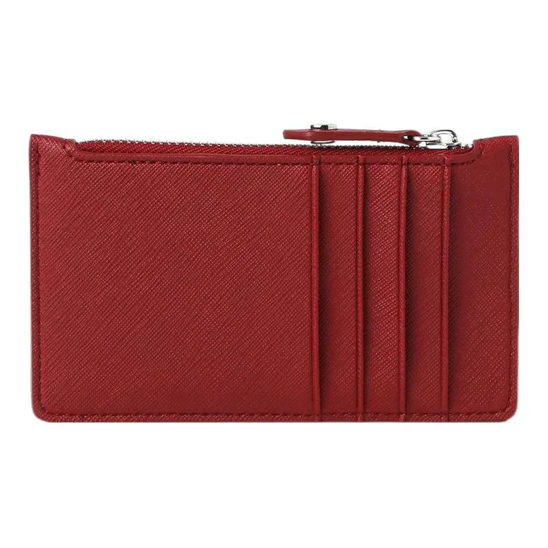 Vivienne Westwood Saffiano PU Polyurethane Card Holder, Wallet Women's Red-2