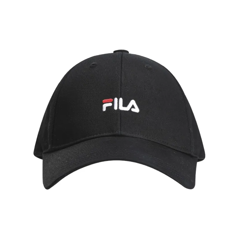 FILA Cotton Baseball Caps Unisex Black-1