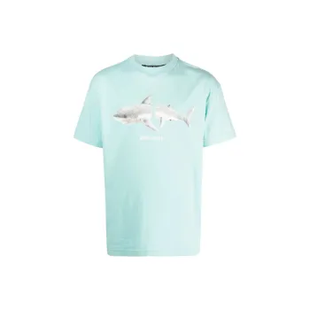 PALM ANGELS White Shark Classic Tee