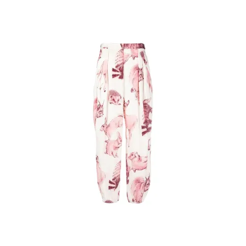 Stella McCartney Casual Pants Women's White/Pink