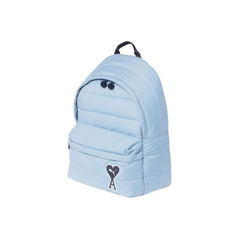 AMIPARIS PUMA Collaboration Polyester Backpack Unisex Light Blue-1