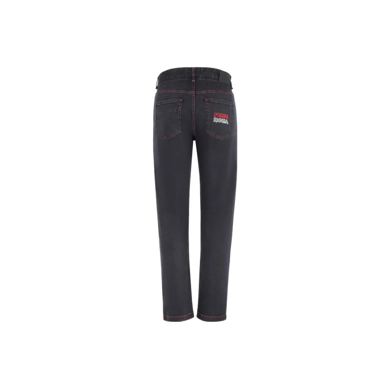 FENDI Jeans Men Black-1