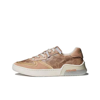 COACH CitySole Court Stylish Skateboarding Shoes Women's Dark Brown