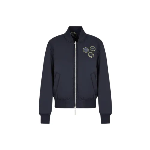 Smileyworld X ARMANI EXCHANGE Jackets Women's Dark Blue