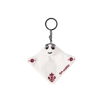QATAR 2022 Qatar World Cup Mascot RAIYU White Dolls Plush Pendant 10cm Height 10cm Long