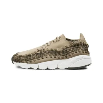 Nike Air Footscape Woven NM Cushioning Anti Slip And Wear Resistant Low Top Sports Casual Shoes Brown