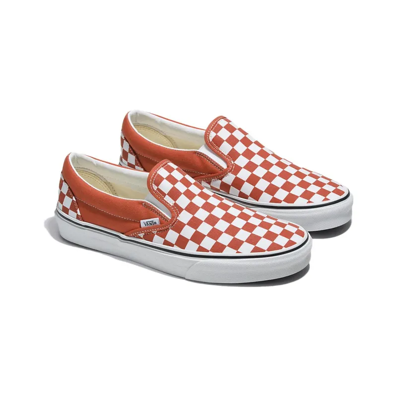 Vans Classic Slip On 'Checkerboard Burnt Ochre'-2
