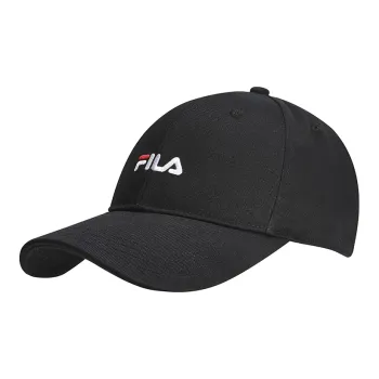 FILA Cotton Baseball Caps Unisex Black