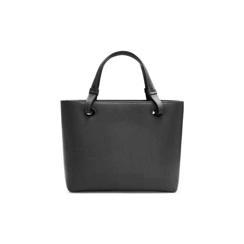 LOEWE Anagram Calfskin Tote Bag, Shopping Bag, Handbag Mini Women's Black-1