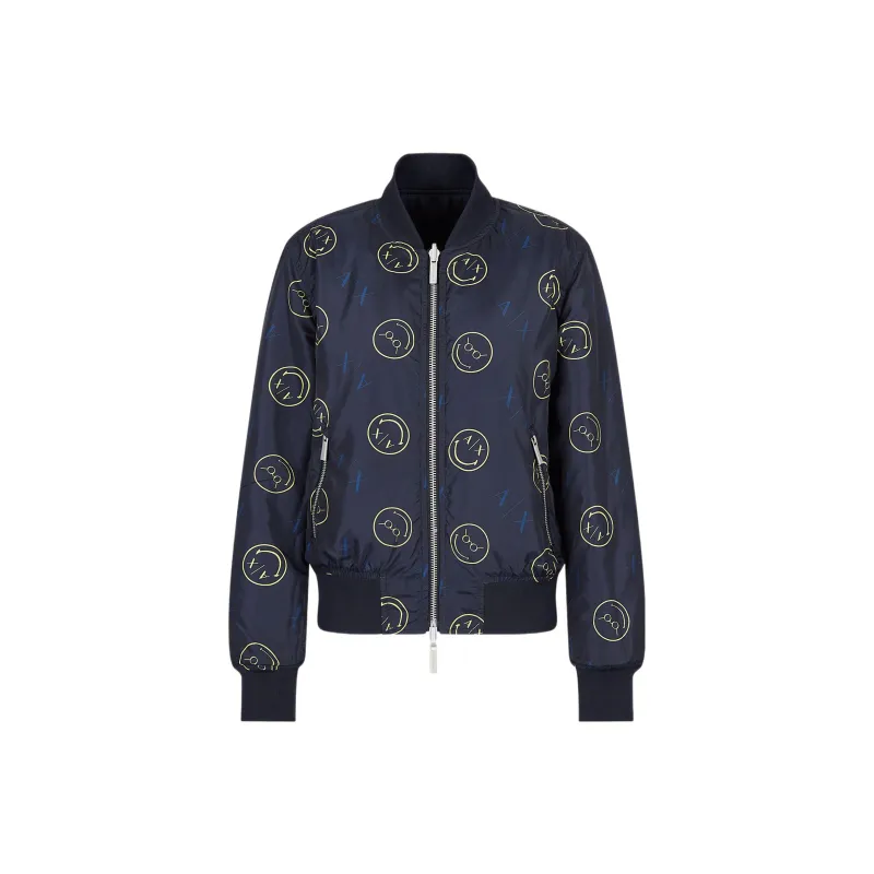 ARMANI EXCHANGEAE x SMILEYWORLD FW22 Jackets Coats Women's Dark Blue-1