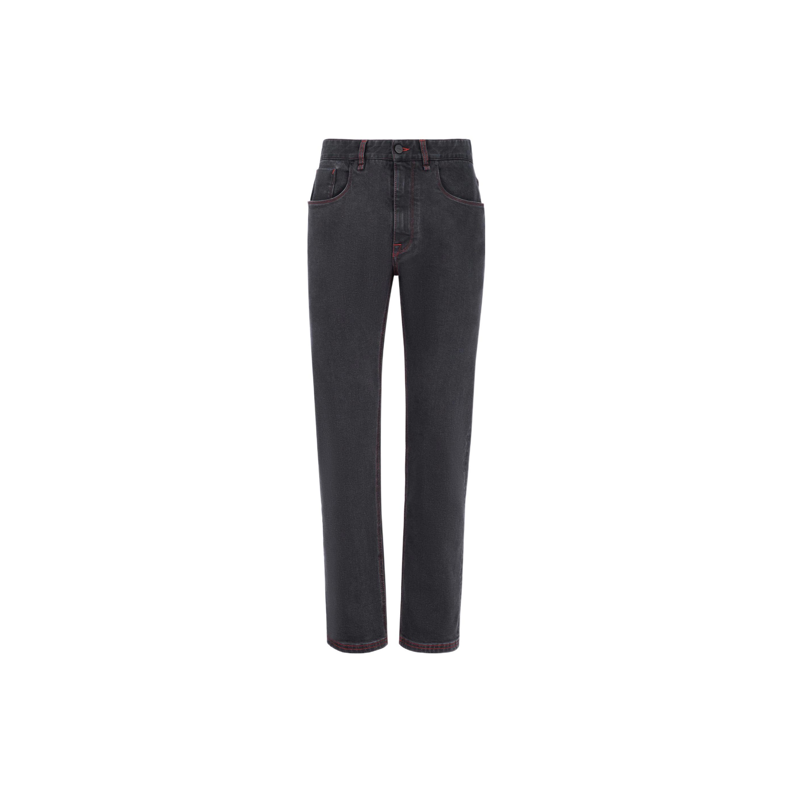 FENDI Jeans Men Black 31 Without Shopping Bag and Box - POIZON