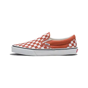 Slip On Classic Vans 'Checkerboard Burnt Ochre'