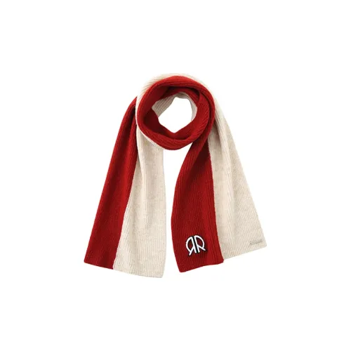 RUE DE RUI Knit Scarves Women's Red/White