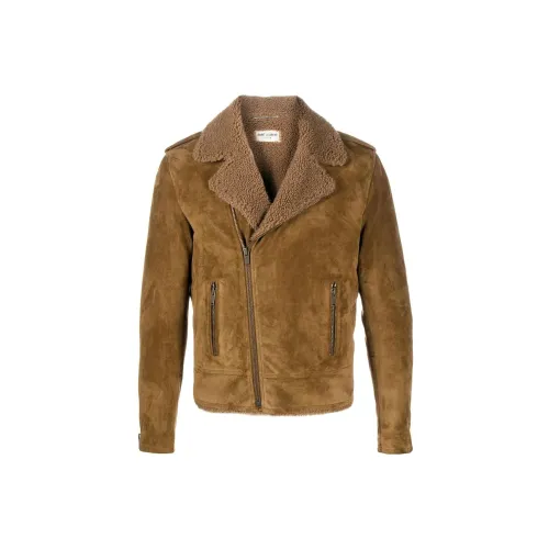 SAINT LAURENT Jackets Men Brown