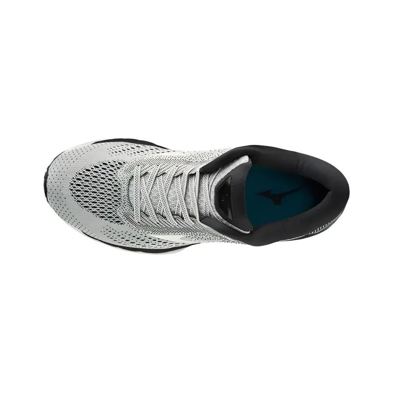 Mizuno Wave Sky 3 Cozy Breathable Wear resistant Gray Black-2