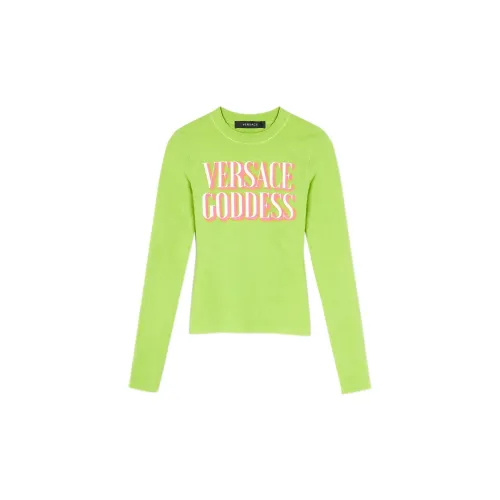 VERSACE T-Shirts Women's Green