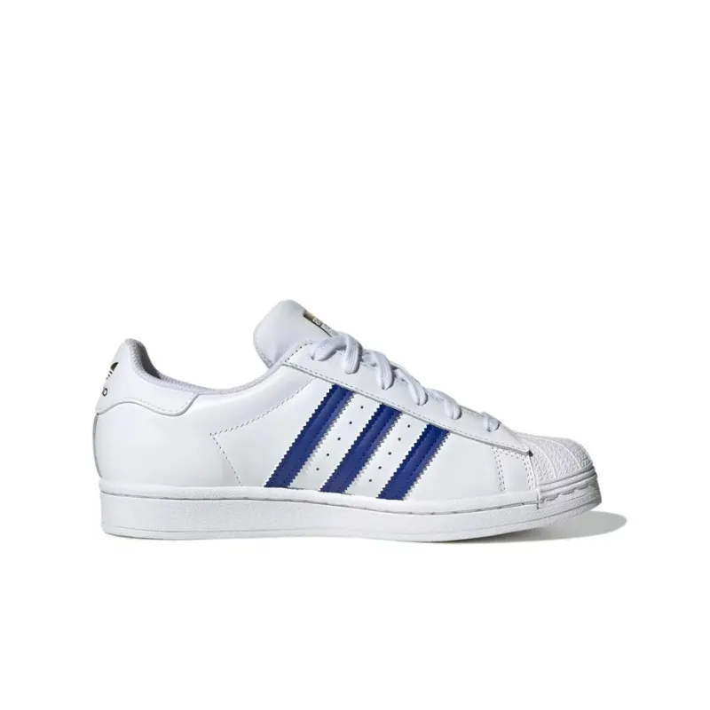 adidas Superstar White Semi Lucid Blue Gold Metallic (W)-1