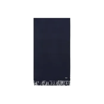 Loro Piana Knit Scarves Men Dark Blue
