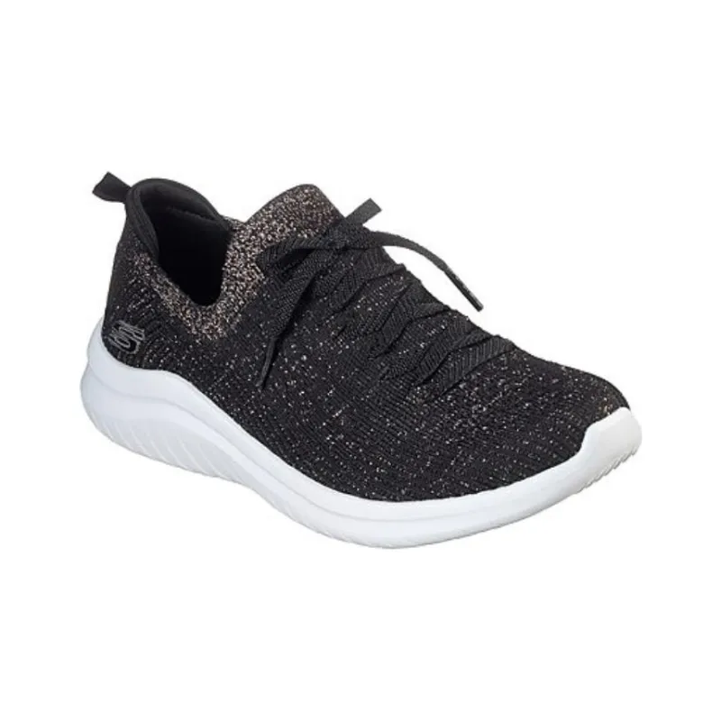 Skechers Ultra Flex 2.0 Glimmer Sky Cushioning Anti-Slip And Wear-Resistant Low-Top Casual Shoes Women's Black-2