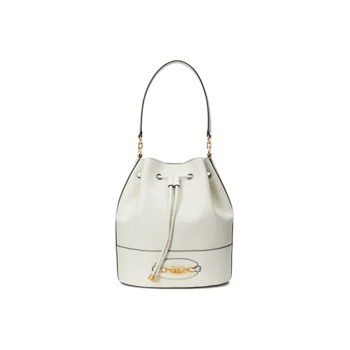 Polo Ralph Lauren Cow Leather Shoulder Bag Crossbody Bag Handbag Large Size Women's White