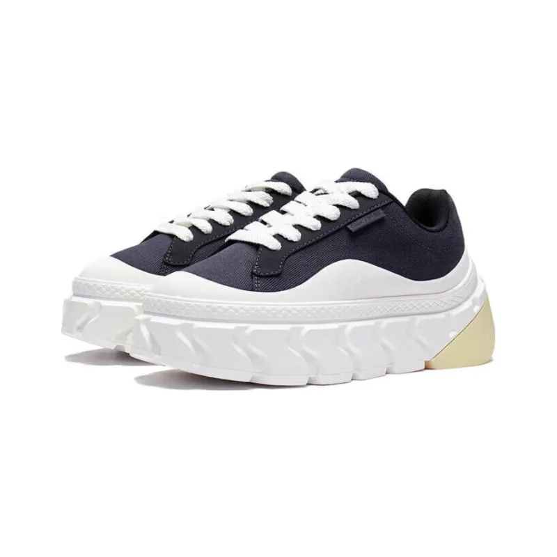 LiNing CF Tracing Ripple Low Top Skateboard Shoes Women's Black Beige White Dream Chaser Theme Runway Style-2