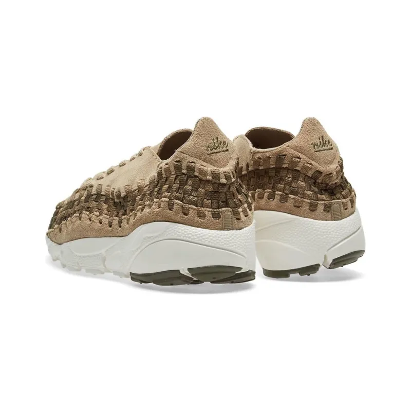 Nike Air Footscape Woven NM Cushioning Anti Slip And Wear Resistant Low Top Sports Casual Shoes Brown-2